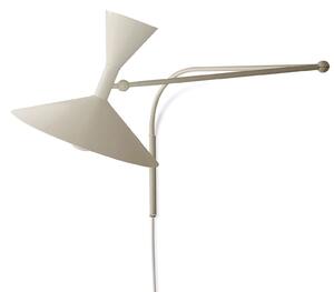 Lampă de perete Nemo Lighting, Lampe de Marseille, Alb, Camera de zi, Metal