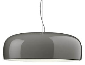 Lustră Pendul FLOS, Smithfield, reglabil, Gri, Camera de zi, Metal, Design