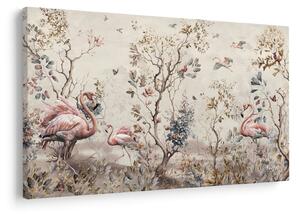 Tablou - Desen de flamingo (90x60 cm)