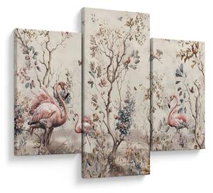 Tablou - Desen de flamingo (90x60 cm)