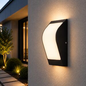 Aplica LED Exterior Erste Onder 12W IP54 Negru Mat Corp Iluminat Modern Design Minimalist Eficienta Energetica Rezistenta Intemperii Montaj Facil