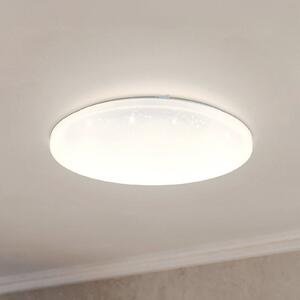 EGLO Frania-S plafonieră LED cu efect de cristal Ø 43cm, Alb, Camera de zi / sufragerie, Plastic, Modern