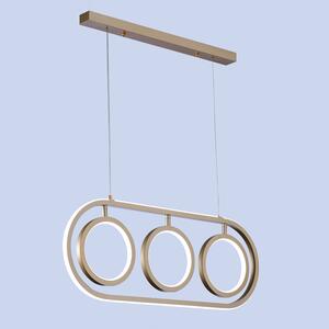 Pendul LED Erste Cocktail 750mm Auriu 52W 2940lm CCT 2700K-5400K Lustra Moderna Design Elegant pentru Living Dining Iluminat Interior Premium