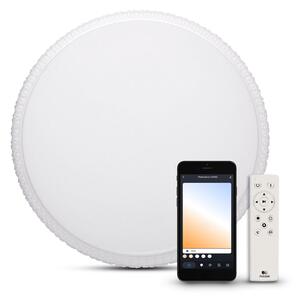 Plafoniera Smart Pulsar Liuli 36W LED cu Control Tuya, Temperatura Reglabila 3000K-6500K, Intensitate Variabila, Telecomanda, Design Modern Interior