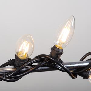 Ghirlanda Luminoasa Exterior Erste 4.5m 10xE14 IP44 Decorativa Gradina Terasa Instalatie Iluminat Vintage Rezistenta Apa 750W Eleganta Bistro