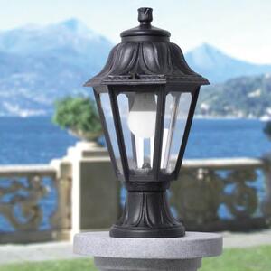Lampa Gradina Fumagalli Anna 385x220mm IP55 Negru, Design Victorian Clasic din Rasina Anti-Coroziune, Iluminat Exterior Durabil cu Dulie E27