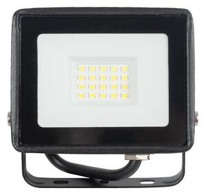 Proiector LED Homelight 20W 6400K IP65 Slim 105x83x24 mm Alb Rece, Lampa Exterior Rezistenta la Intemperii pentru Iluminat Curti Terase Siguranta