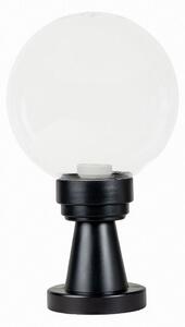 Lampa Gradina Luca Transparent 200x200x350mm IP44 E27 40W, Design Minimalist Modern pentru Iluminat Exterior, Eficienta Luminoasa si Rezistenta