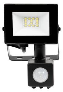 Proiector Slim LED SMD V4 Novelite 10W cu Senzor de Miscare 6500K IP65, Iluminat Exterior Eficient, Dimensiuni 96x151x54mm, Alb Rece Puternic