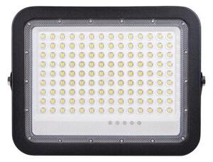 Proiector Solar LED Novelite V2 200W IP65 6500K Alb Rece, Corp 275x218x48mm, Panou 390x300x17mm, Iluminat Exterior Industrial Puternic Negru