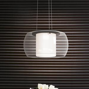 EGLO connect Briaglia-C lampă pendul LED, reglabil, Transparent, Camera de zi / sufragerie, Sticlă, Modern