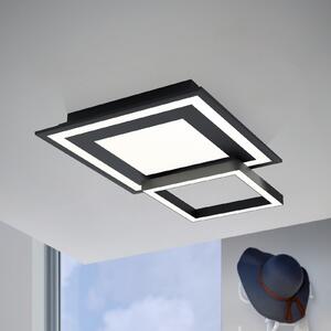 EGLO connect Savatarila-C plafonieră LED negru, reglabil, Negru, Camera de zi / sufragerie, Metal, Modern