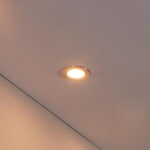 EGLO connect Fueva-C LED cu spot de încastrat 8,6cm,, reglabil, Metalic, Camera de zi / sufragerie, Metal, Modern, Plafon încastrat