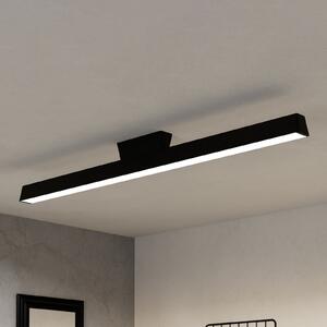EGLO connect Simolaris-Z plafonieră LED, 122cm, reglabil, Negru, Camera de zi / sufragerie, Metal, Modern