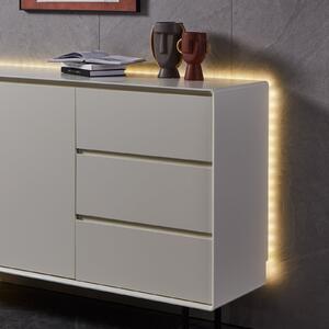EGLO connect Stripe-Z RGBW bandă LED, 8m, reglabil, Alb, Camera de zi / sufragerie, Plastic