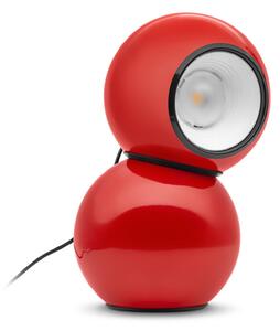 Lampă de masă Stilnovo, Gravitino, reglabil, Roșu, Camera de zi, Metal, Design