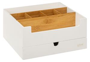 Organizator din bambus pentru cosmetice, 1 sertar