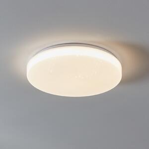 EGLO connect plafonieră Totari-Z, Ø38cm, 18W, efect de cristal, reglabil, Alb, Camera de zi / sufragerie, Plastic