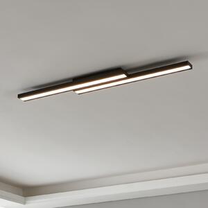 EGLO connect Saliteras-Z plafonieră LED negru, reglabil, Negru, Camera de zi / sufragerie, Metal, Modern