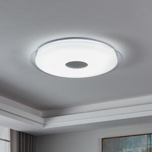 EGLO connect Lanciano-Z LED plafonieră cu Ø 77cm, reglabil, Alb, Camera de zi / sufragerie, Plastic