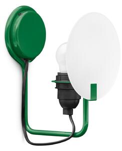 Lampă de perete Stilnovo, Bugia, reglabil, Verde, Camera de zi, Metal, Design