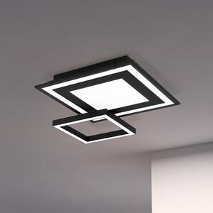 EGLO connect Savatarila-Z plafonieră LED negru, reglabil, Negru, Camera de zi / sufragerie, Metal, Modern