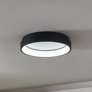 EGLO connect Marghera-Z plafonieră LED, reglabil, Negru, Camera de zi / sufragerie, Metal, Modern