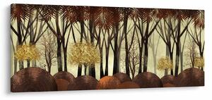 Tablou - Pădure decorativă (120x50 cm)