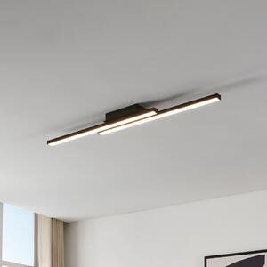 EGLO connect Fraioli-Z plafonieră LED negru, reglabil, Negru, Camera de zi / sufragerie, Metal