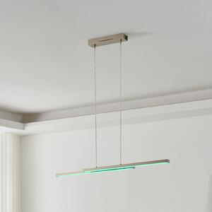 EGLO connect Fraioli-Z lampă suspendată LED nichel, reglabil, Gri, Camera de zi / sufragerie, Metal, Modern