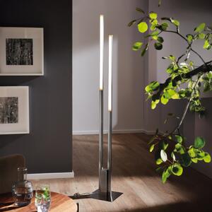 EGLO connect Fraioli-Z lampă podea LED nichel mat, reglabil, Gri, Camera de zi / sufragerie, Metal, Modern