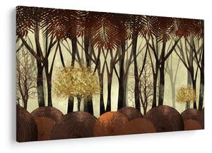 Tablou - Pădure decorativă (90x60 cm)