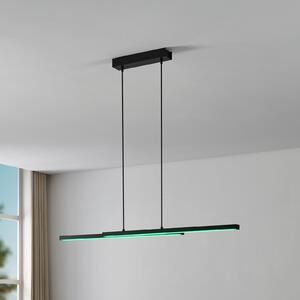 EGLO connect Fraioli-Z lampă suspendată LED negru, reglabil, Negru, Camera de zi / sufragerie, Metal, Modern