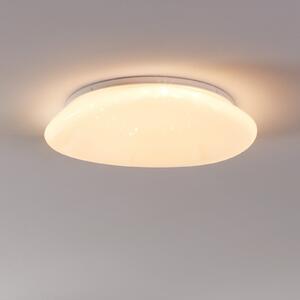 EGLO connect Sileras-Z LED plafonieră cu Ø43cm, reglabil, Alb, Camera de zi / sufragerie, Plastic