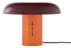 Lampă de masă &Tradition, Montera JH42, reglabil, Roșu, Camera de zi, Aluminiu, Design