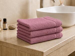 Prosop CLASSIC COLOR mic roz prafuit 30x50 cm, 100% bumbac