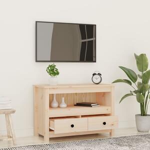 Comodă TV, 79x35x52 cm, lemn masiv de pin