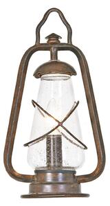 Elstead Lampă cu postament Miners, stil lampă de miner, Bronz / Alamă Veche, Metal, Casă de țară / Rustic