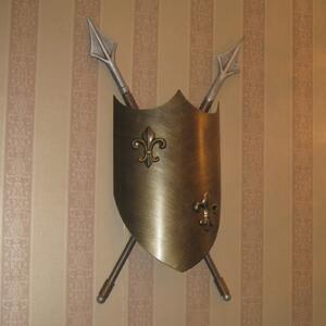 Elstead Aplică de perete Crusader lumină indirectă, reglabil, Bronz / Alamă Veche, Camera de zi / sufragerie, Metal, Antichitate