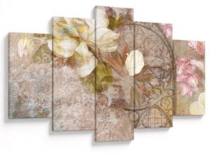 Tablou - Ornament de flori (150x105 cm)
