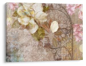 Tablou - Ornament de flori (70x50 cm)