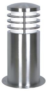 Elstead Lampă cu soclu Sandbanks, oțel inoxidabil, 24 cm înălțime, E27, IP44, Metalic, Metal