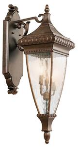 KICHLER Aplică felinar Venetian Rain, Bronz / Alamă Veche, Metal, Antichitate, Priză de perete top