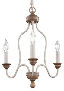 FEISS Hartsville - candelabru design farmhouse, reglabil, Alb, Camera de zi / sufragerie, Metal, Casă de țară / Rustic, Candelabru