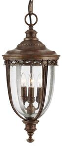 Elstead Lampă suspendată English Bridle exterior, bronz, reglabil, Bronz / Alamă Veche, Metal, Antichitate, Felinar