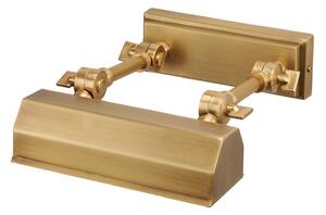 Elstead Aplică tablou Chawton, alamă antic, 18,2 cm, reglabil, Bronz / Alamă Veche, Camera de zi / sufragerie, Metal, Antichitate