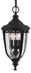 Elstead Lampă suspendată English Bridle exterior, negru, reglabil, Negru, Metal, Antichitate, Felinar