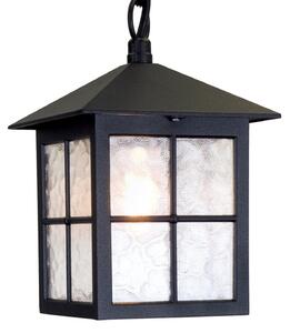 Elstead Lampă suspendată de exterior Winchester BL18B, reglabil, Negru, Metal, Antichitate, Felinar
