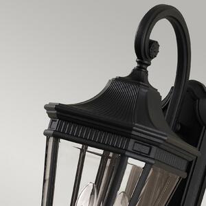 FEISS Aplică de exterior Cotswold Lane negru h=52,1cm, reglabil, Negru, Metal, Antichitate, Felinar