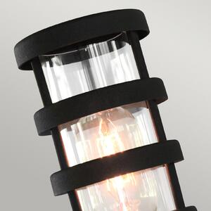 Elstead Lampă cu postament Hornbaek, negru, reglabil, Negru, Metal, Modern